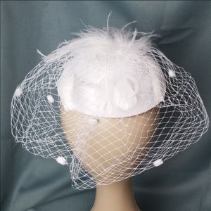 Bridal White Headpiece